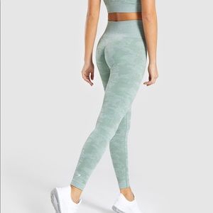Light green camp leggings